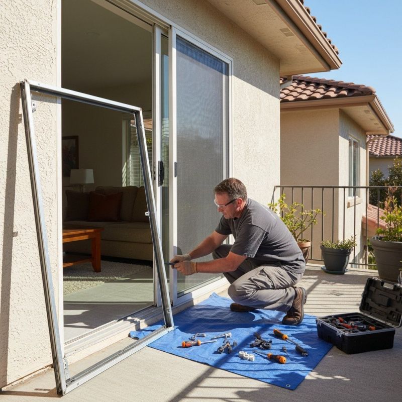 Balcony Door Repair